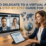Learn how to delegate effectively to a virtual assistant with practical steps, onboarding tips, communication systems, and productivity strategies.
